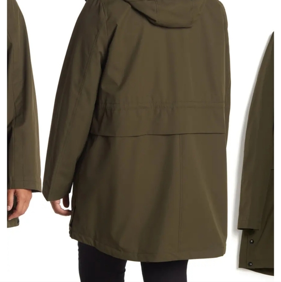 Sam Edelman Peplum Rain Anorak - Picture 2 of 4
